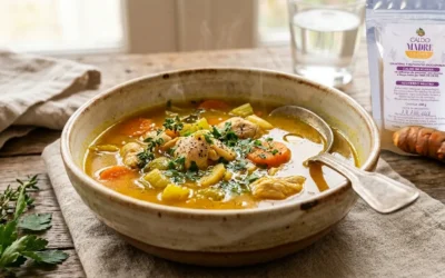 Sopa Reparadora con Caldo