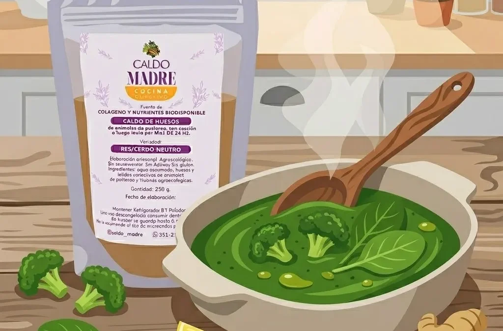 Sopa Détox Verde y Colágeno Caldo Madre
